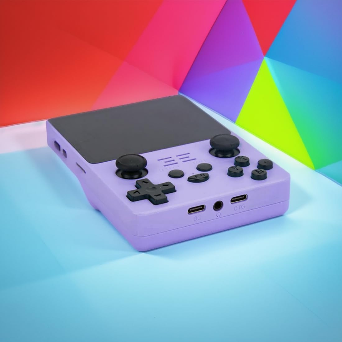 Purple RGB20S Handheld Game Console Custom-Made Model (128G)