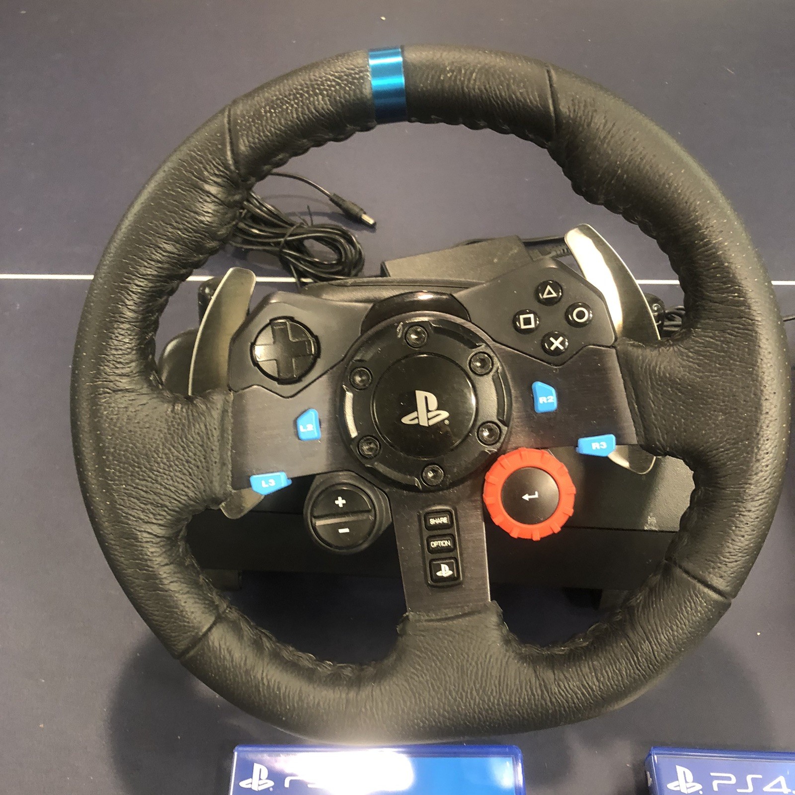 Logitech Steering Wheel Complete With 5 Racing Games Grand Theft & Gran Turismo