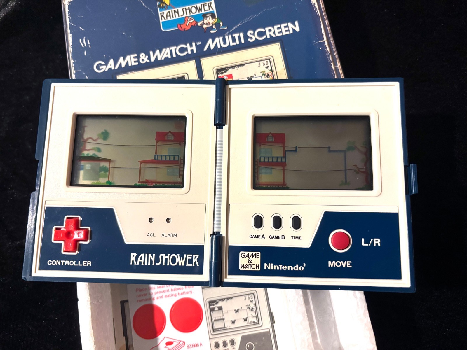 Nintendo Game&Watch RAIN SHOWER Electronic vintage classic toy video game hobby