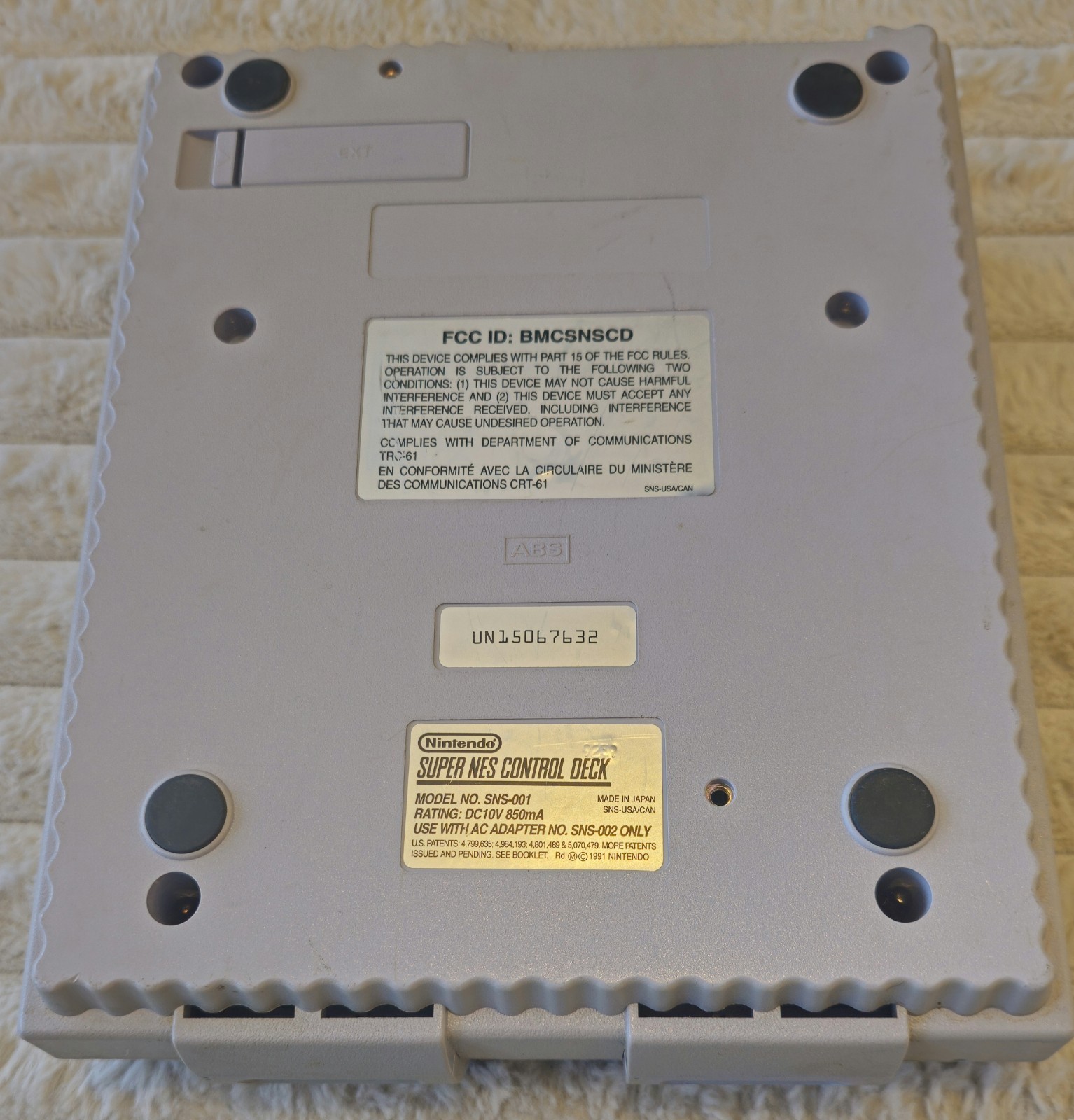 Nintendo SNES Home Console – Gray