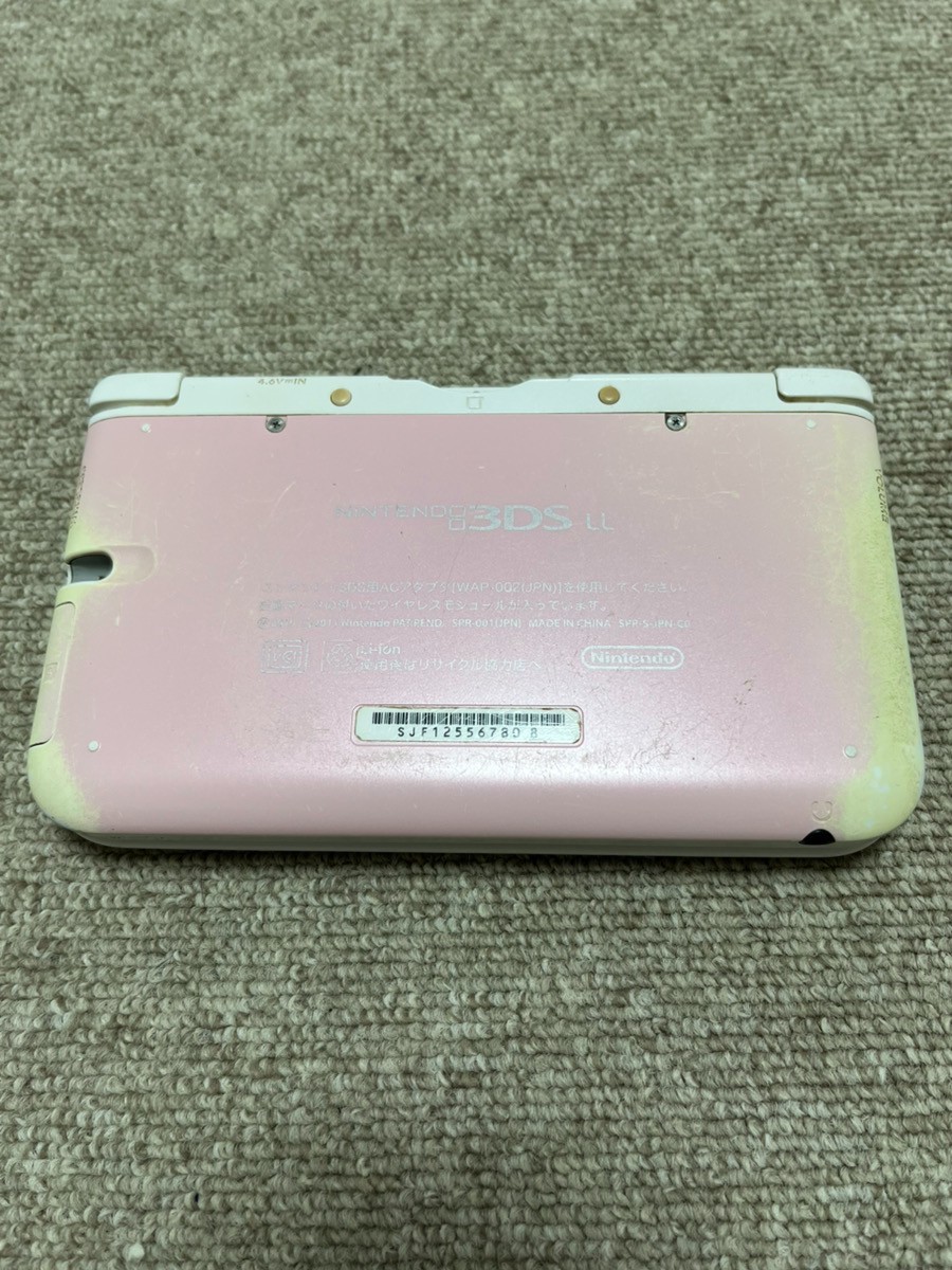 3DS LL XL pink white Japan Nintendo Console Japanese B976