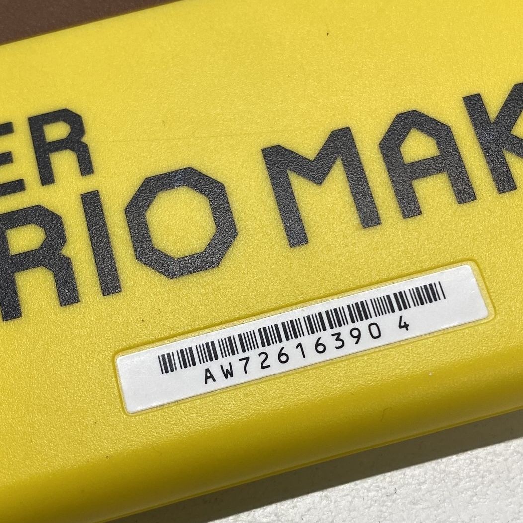 Nintendo 2DS Super Mario Maker Edition Yellow Handheld (FTR-001) & Charger