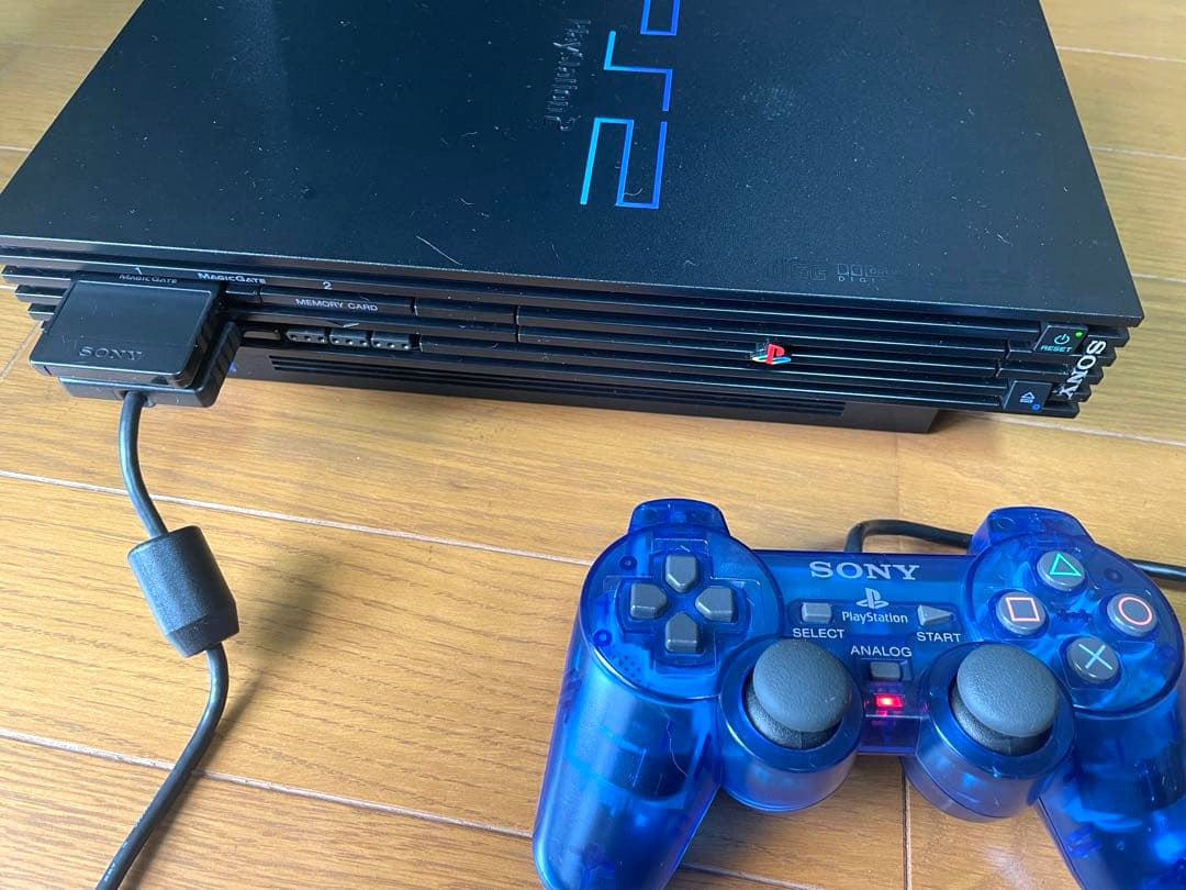 Sony PlayStation2 SCPH-30000 Black Console Tested w/ Box, Non-genuine Controller