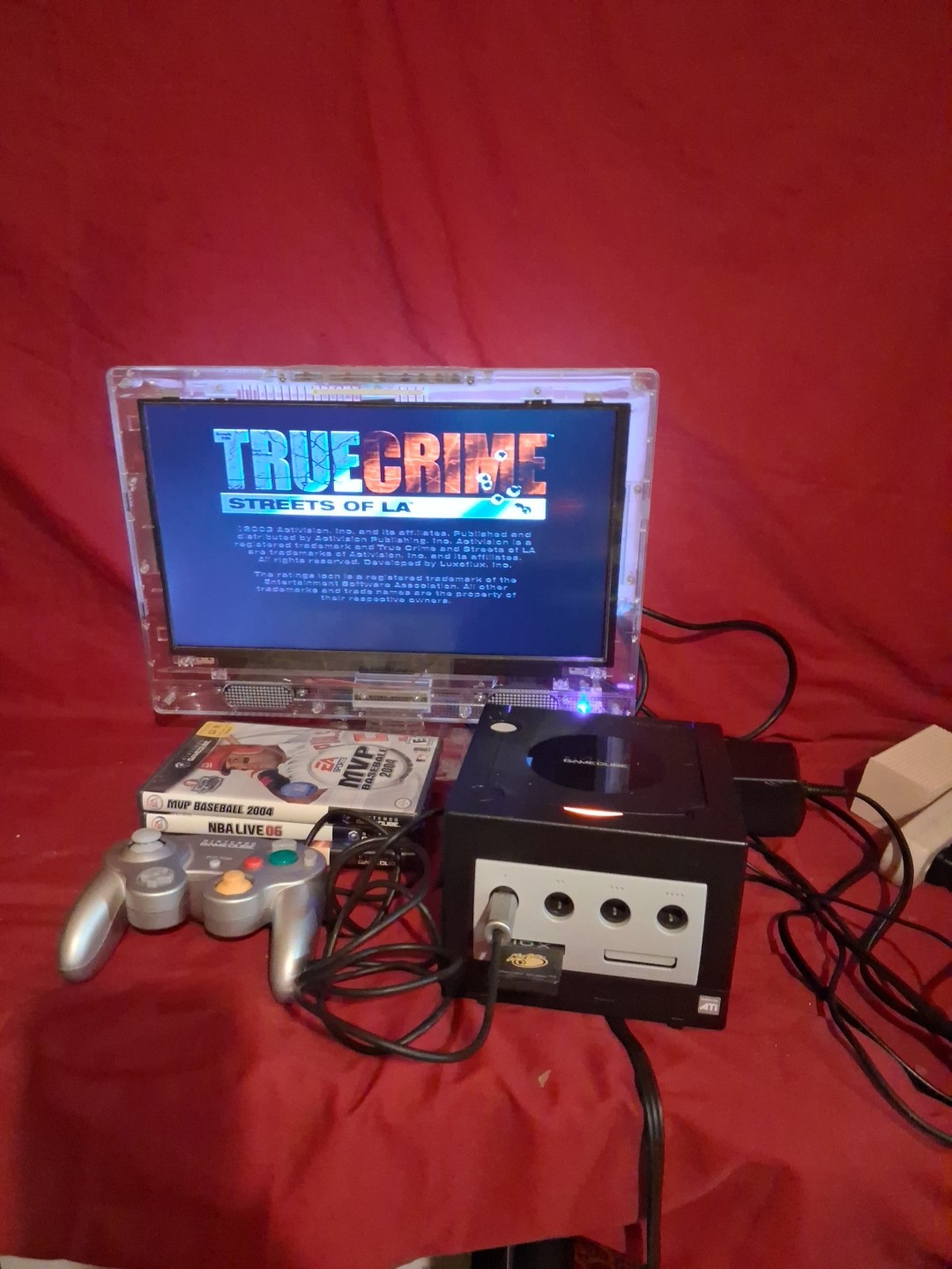 Nintendo DOL-001 GameCube Console 1 Controller 1 Memory Cards 5 Games Tested