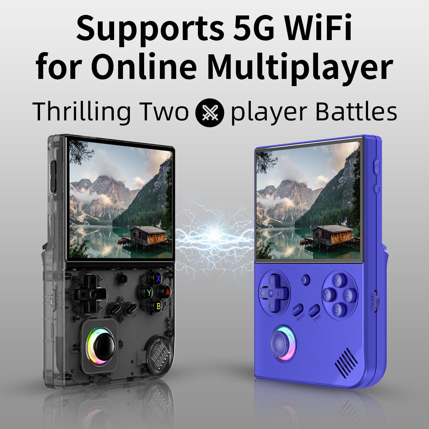 ANBERNIC RG 40XXV Retro Handheld Game Console Linux 64-Bit 64G TF 4K+Games Gift