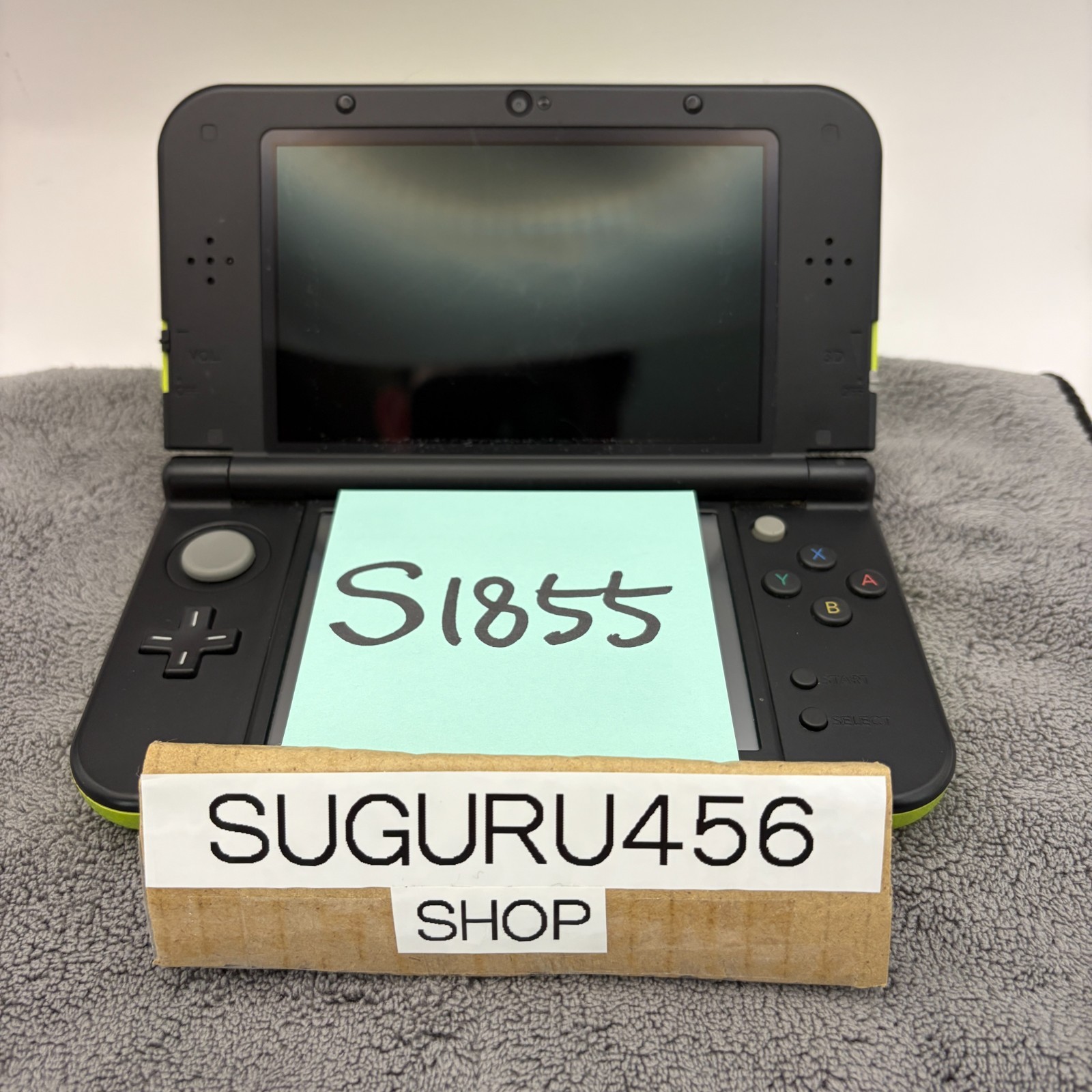 【Excellent5】NEW Nintendo 3DS LL XL Lime black Monster Hunter Game Console