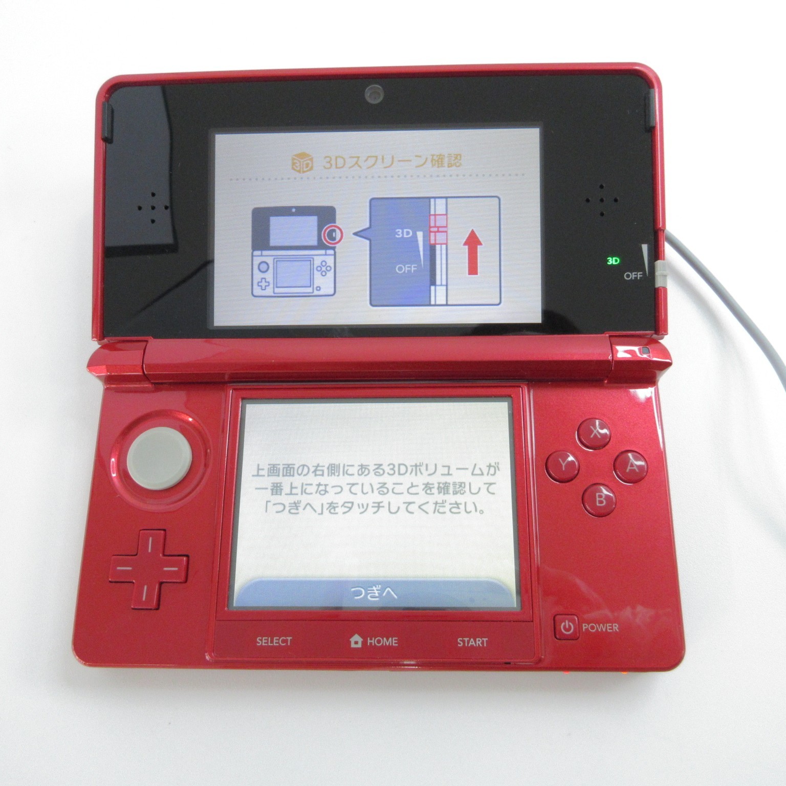 【Near Mint】Nintendo 3DS Metallic Red Console ONLY Japanese Edition #RET0213/06