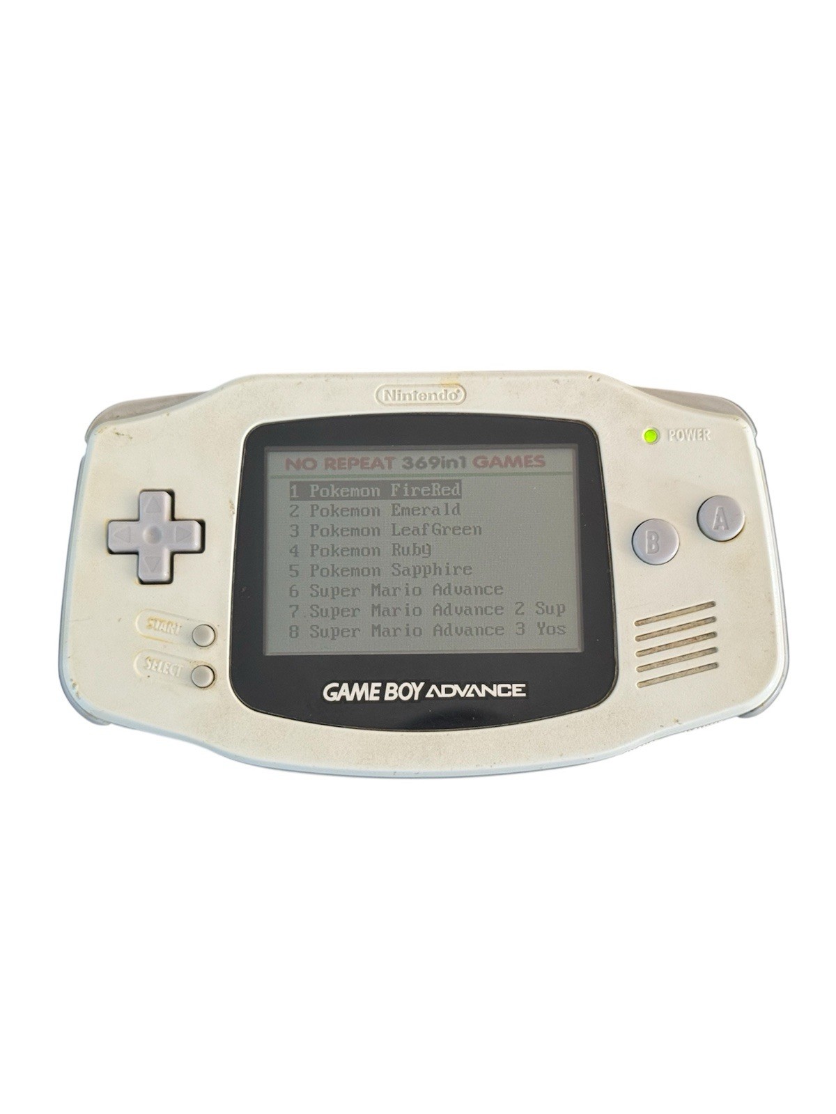 Nintendo Game Boy Advance GBA Handheld Console – White *TESTED*