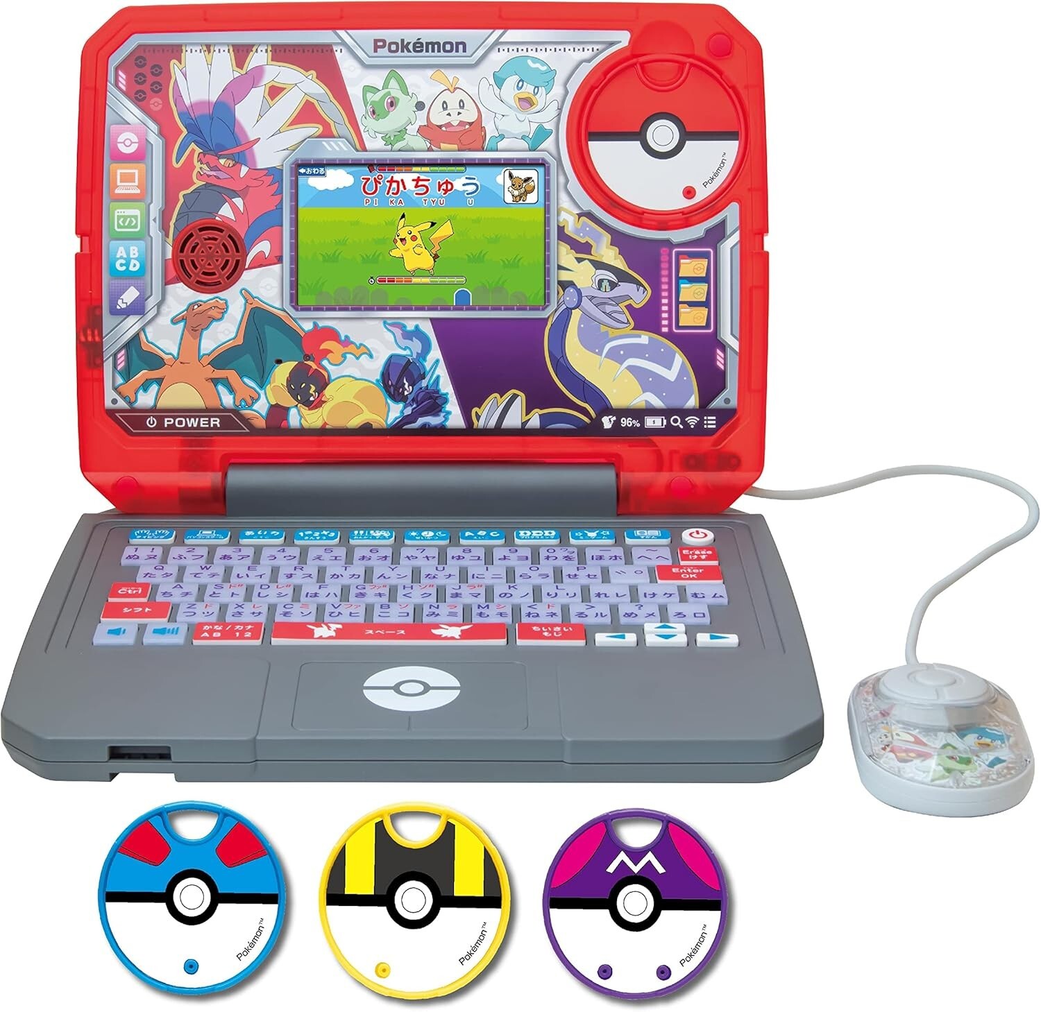 NEW: SEGA Toys Pokemon Study Glowing! Pokemon Typing PC from Japan