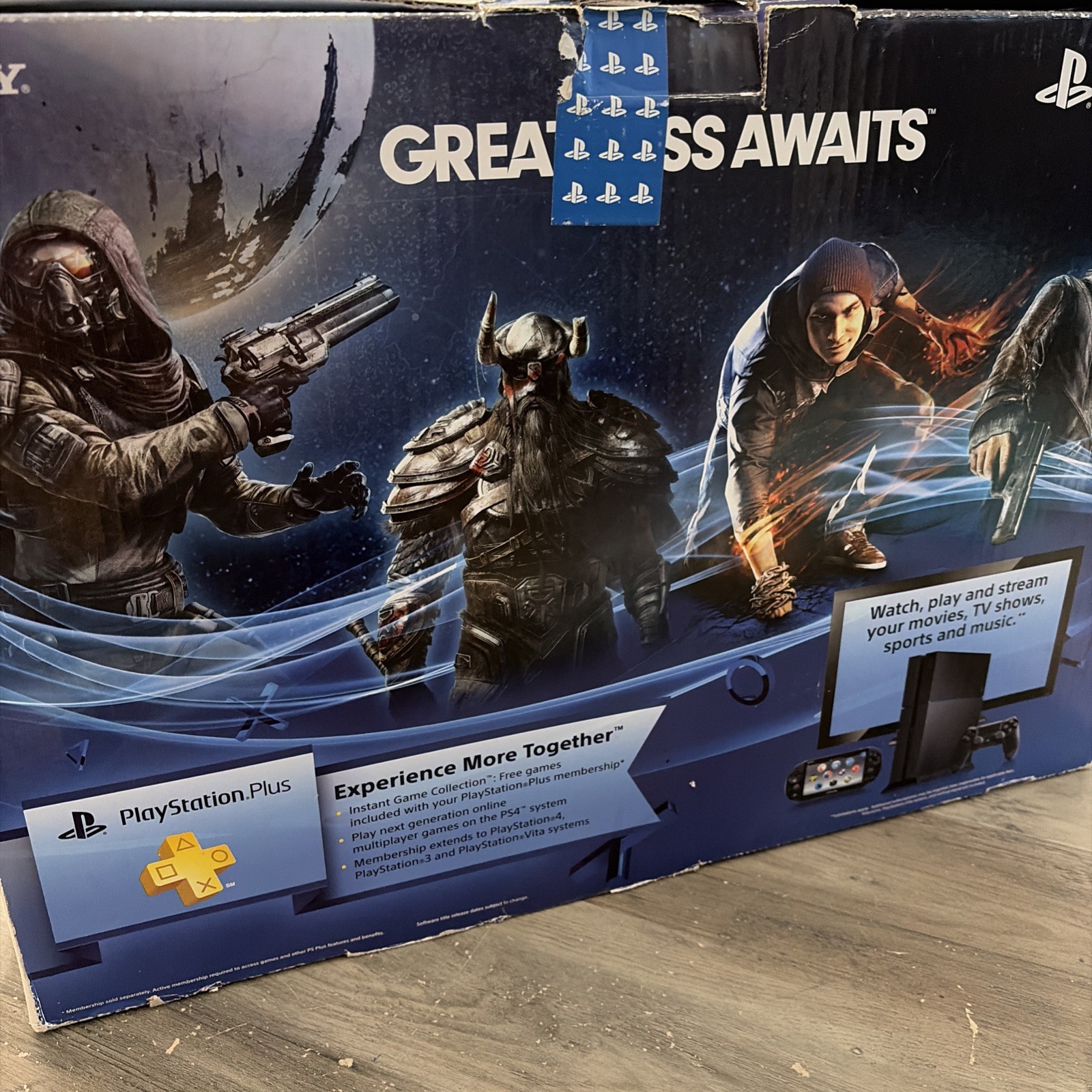 Sony PlayStation 4 CUH-1115A 500GB Console Bundle W/ 2 Controllers, Power, HDMI