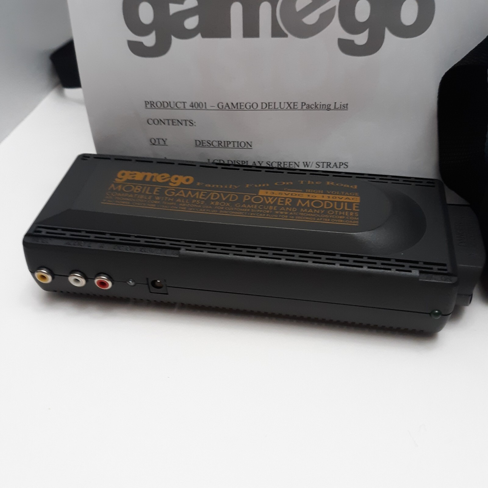 Gamego Deluxe 4001 ATC Tech Vintage Video Games Travel Adapter for Many Brands