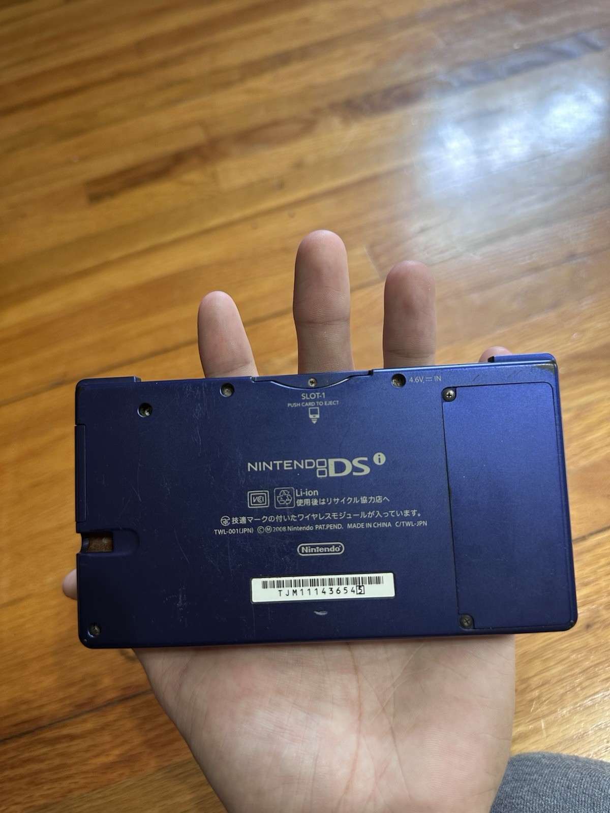 Nintendo DSi Console Blue Japanese Plays US Games – Tested and Working