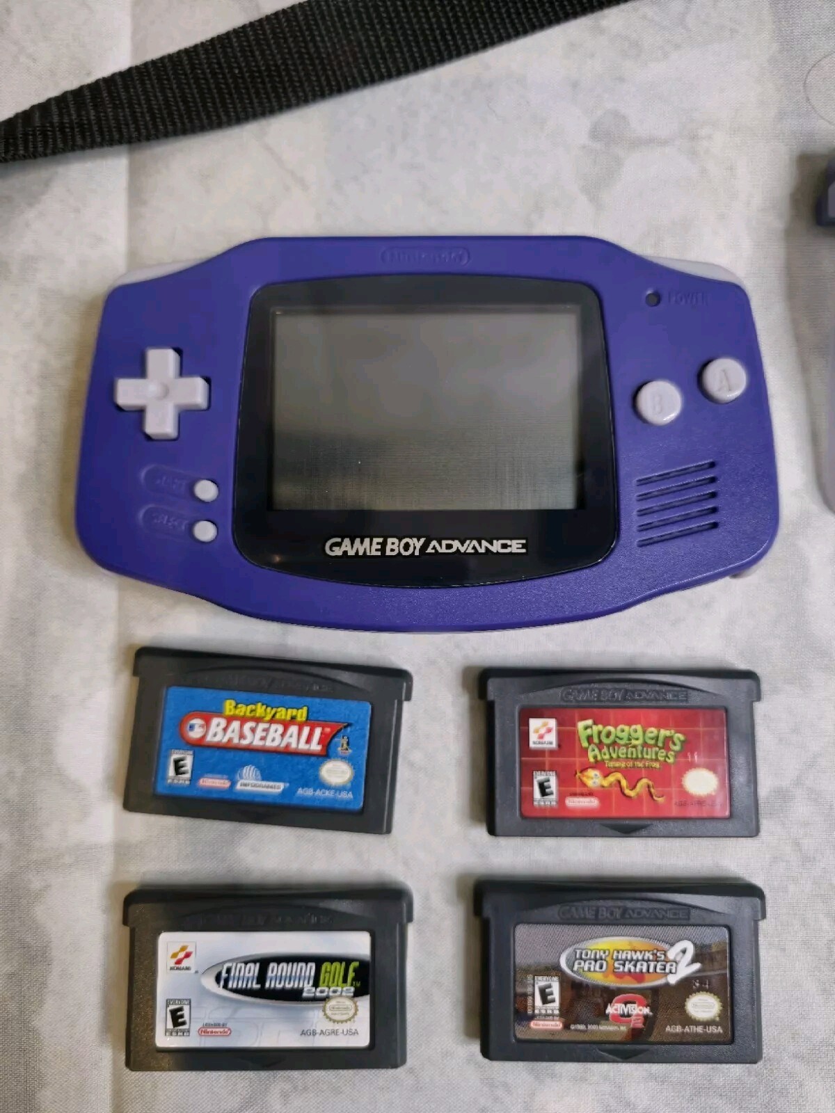 Nintendo Game Boy Advance -Indigo- Games, Light, And Cases Great Condition!