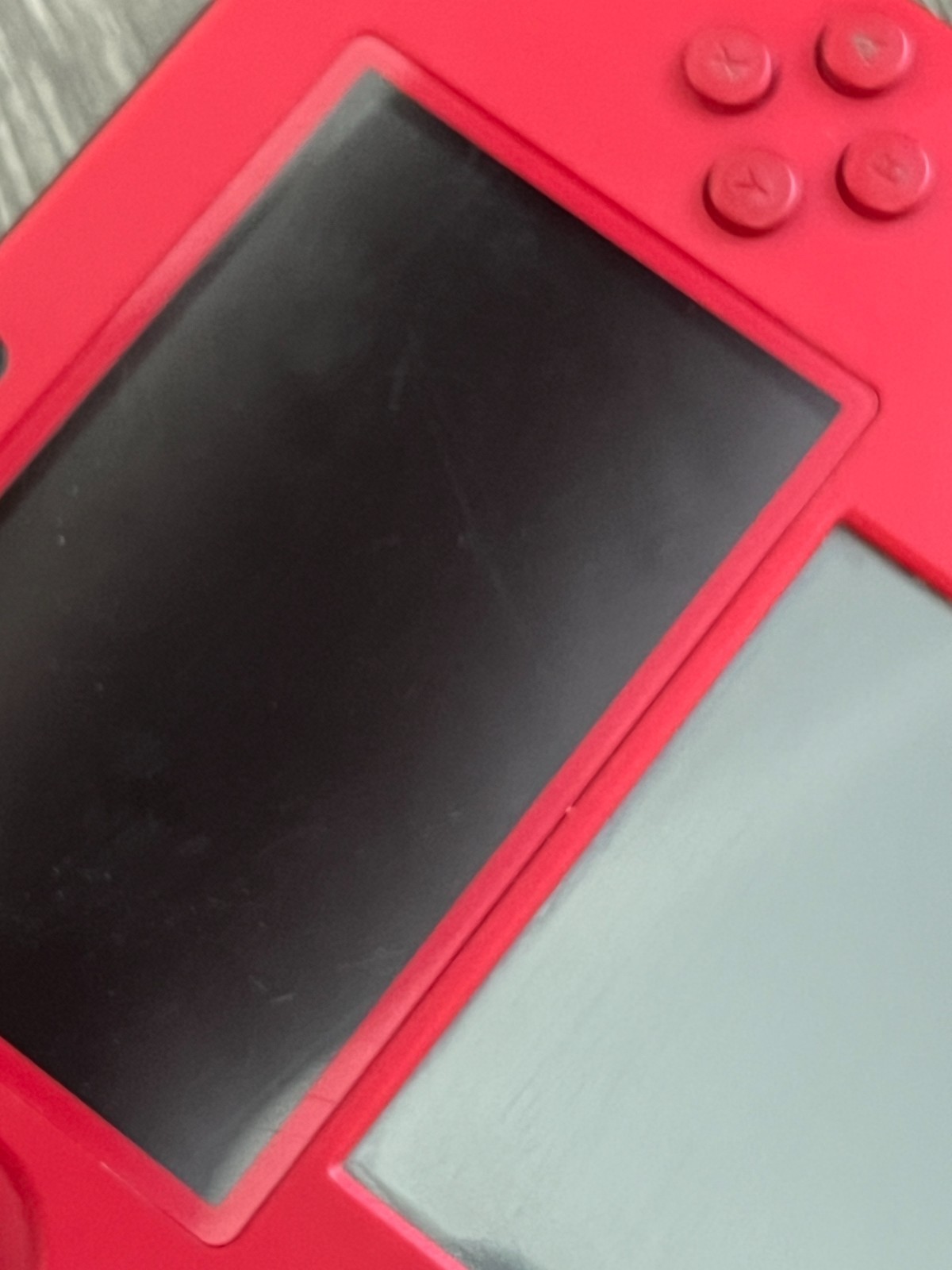 Nintendo 2DS Console Red & Black Bundle w/ Charger + 4GB SD Card Tested & Works