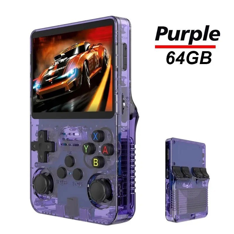 R36S Retro Handheld Video Game Console 64/128GB 20000 Games 3.5 Inch IPS Screen