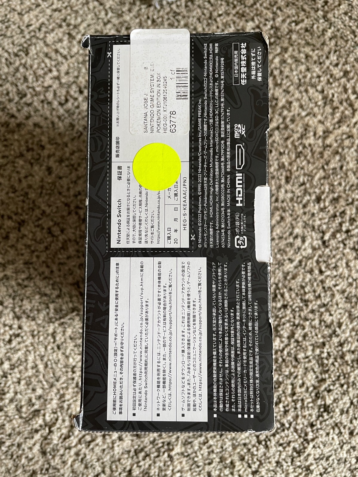 Nintendo Switch OLED + Pokemon Scarlet & Violet Edition Dock [READ DESCRIPTION]