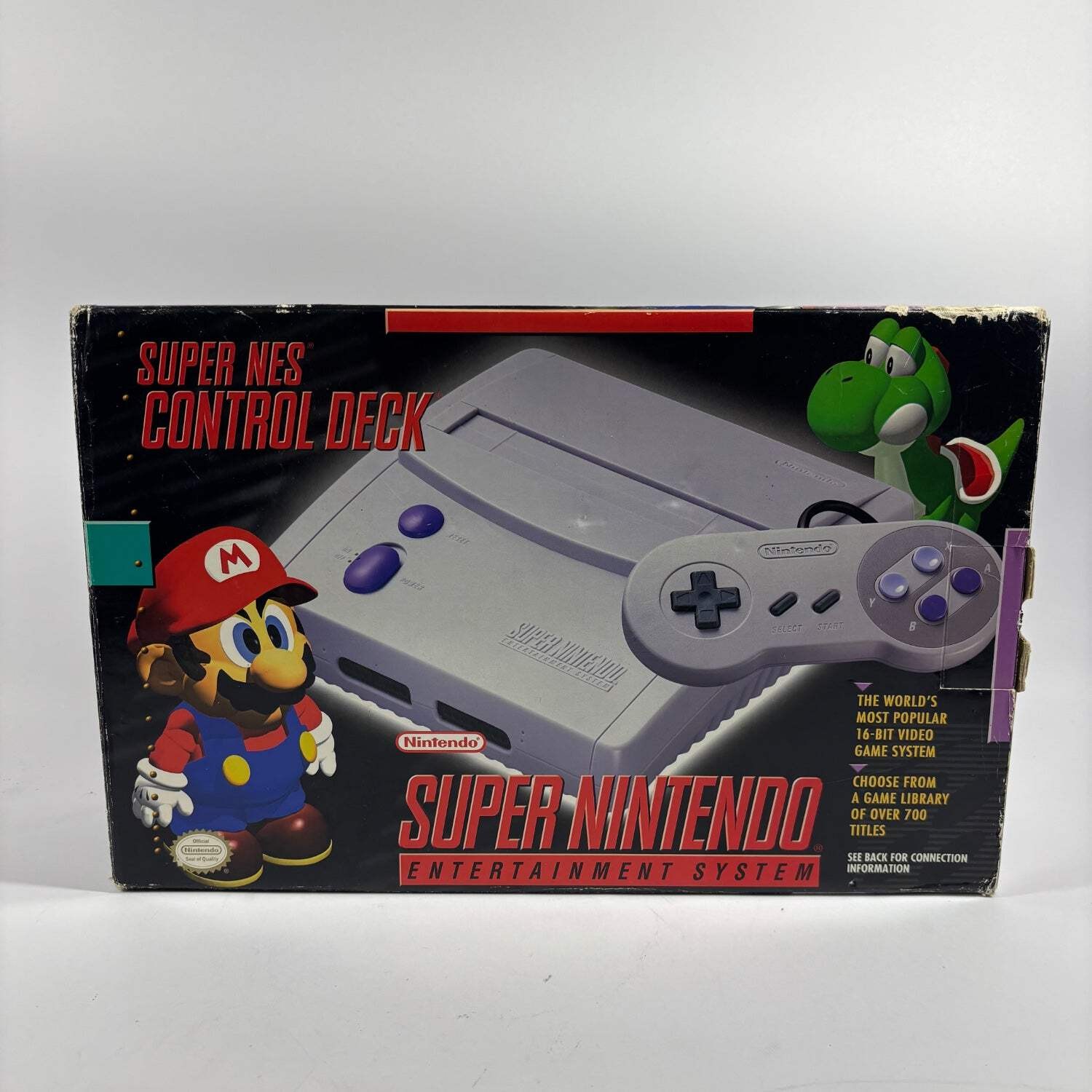 Super Nintendo SNES Control Deck Video Game Console SNS-101 Gray