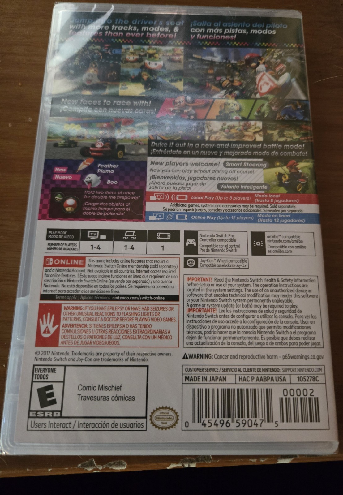 Nintendo Switch 32GB Console with Gray Joy‑Con w/ Mario Kart 8 Deluxe