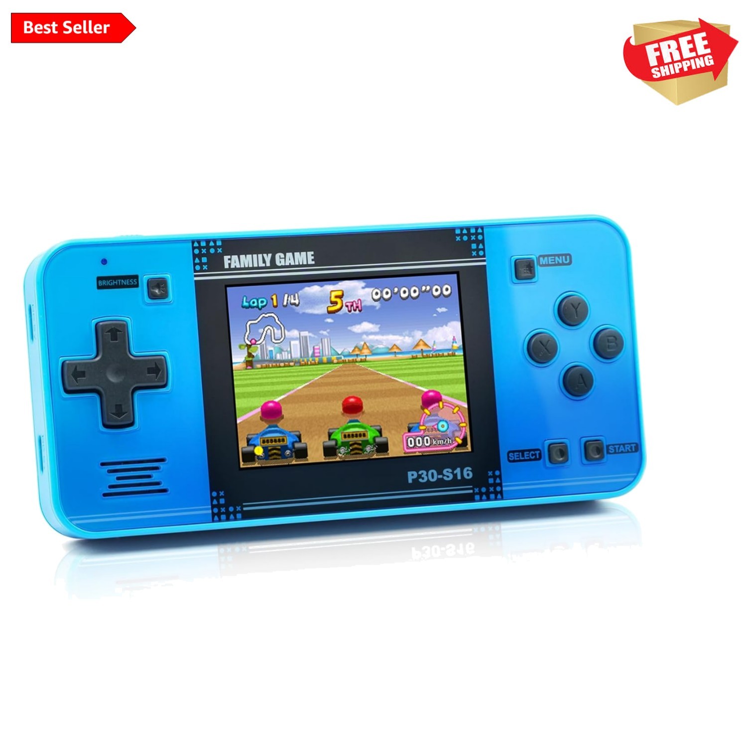 220 Retro Video Games Handheld Console with Rechargeable Battery – Perfect Gift