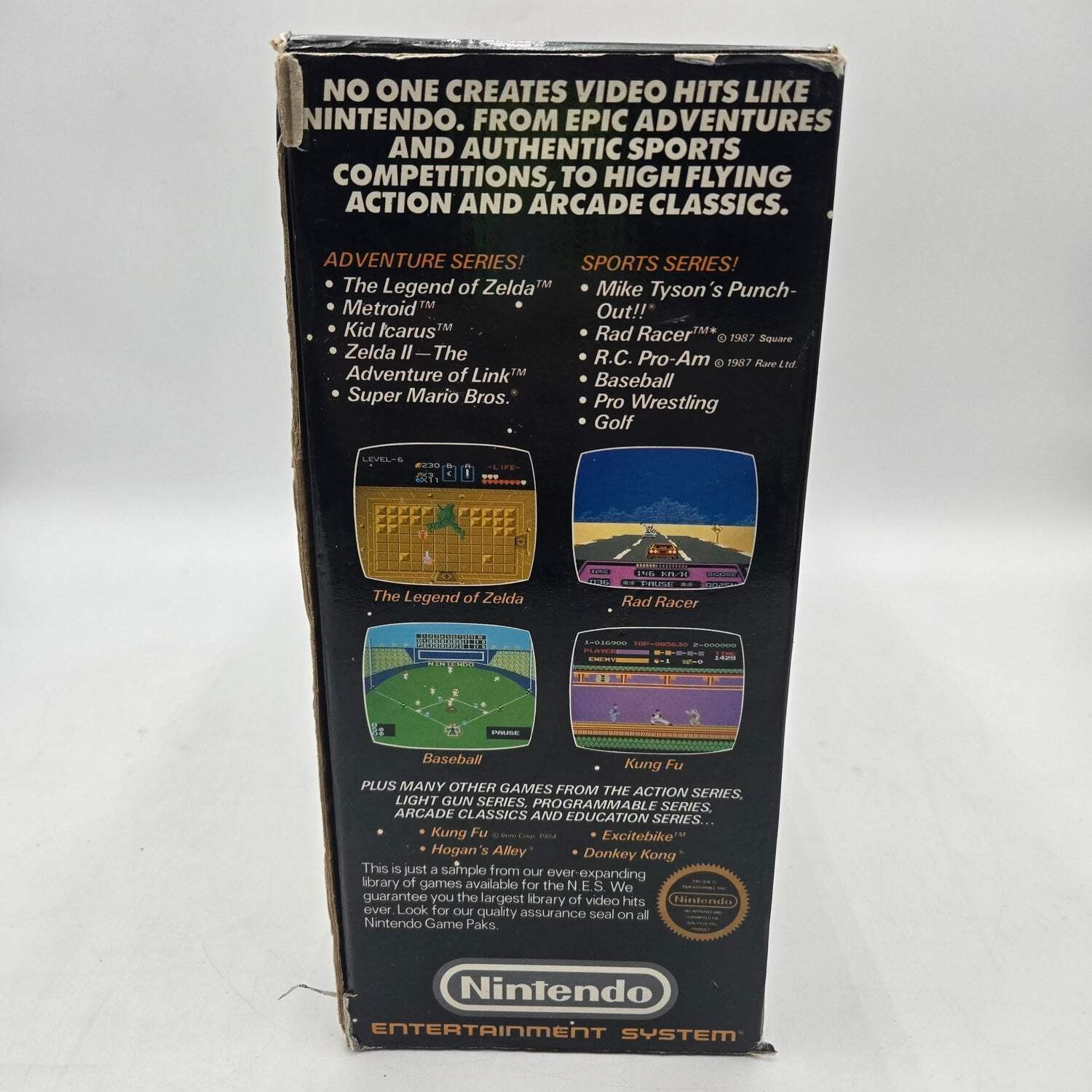 Nintendo Entertainment System NES Video Game Console NES-001 Gray