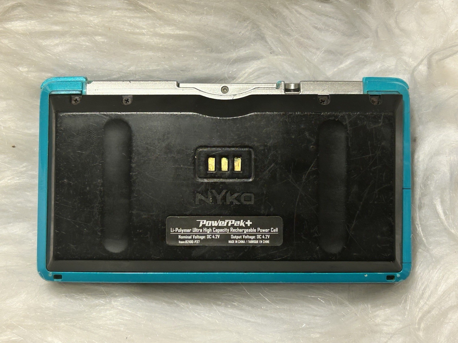 READ Nintendo US 3DS Aqua Blue For Parts/Repair Powers On