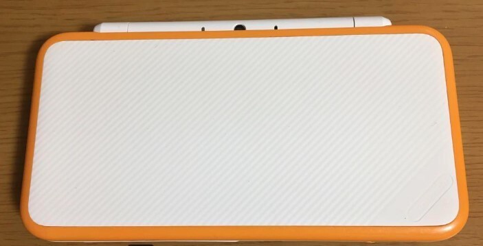 Nintendo 2DS XL LL White Orange Console Stylus From Japan