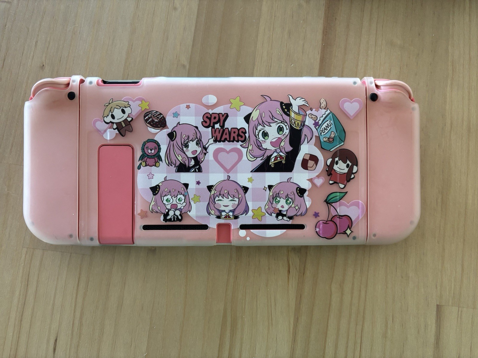 Pink Nintendo Switch Custom Including Charger And Dock