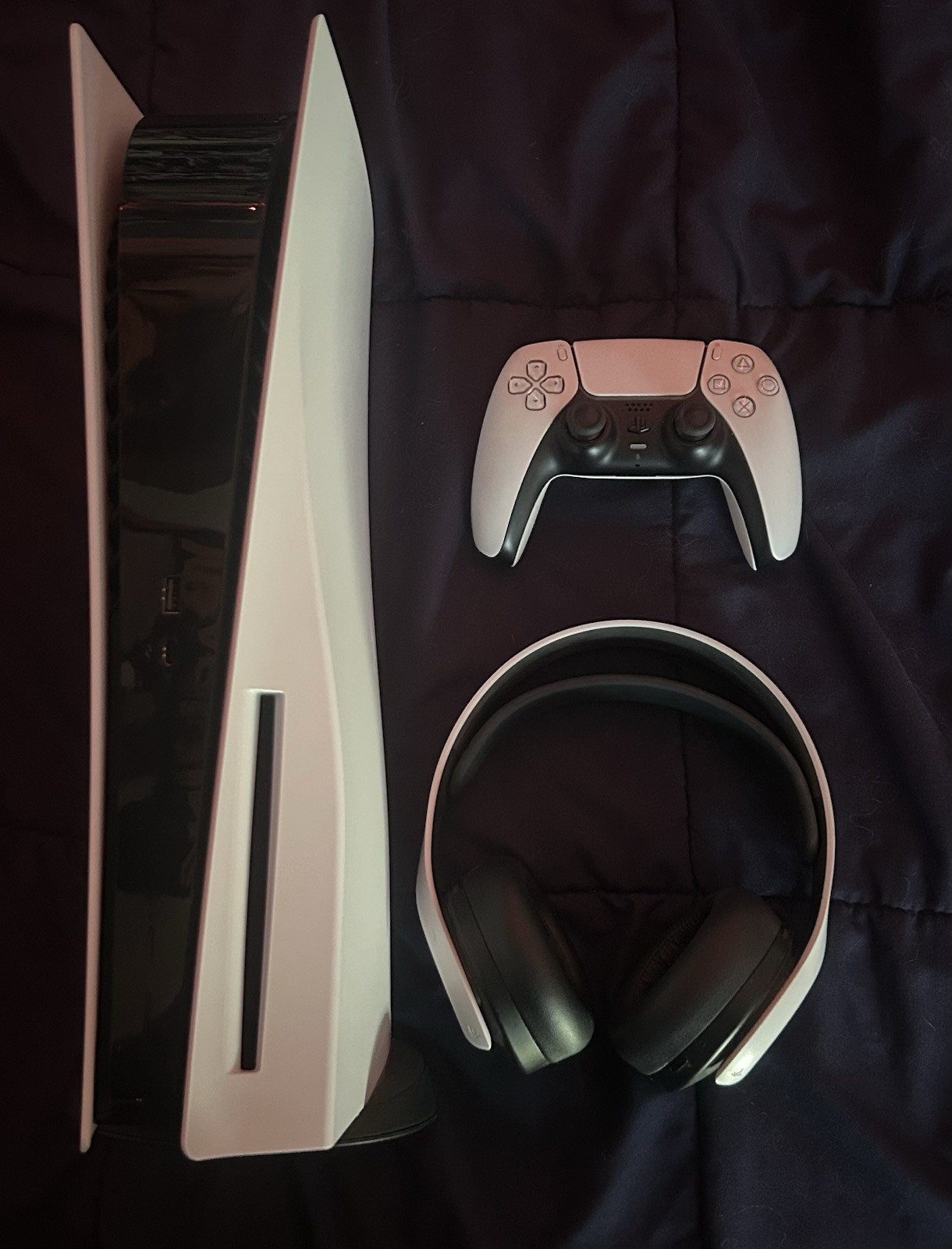 Sony PlayStation 5 Disc Edition With Controller And PlayStation Headphones