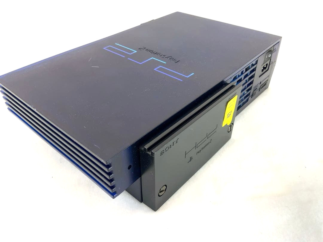 Sony Playstation2 SCPH-50000 Midnight Blue Console w/ Controller, Remote Control
