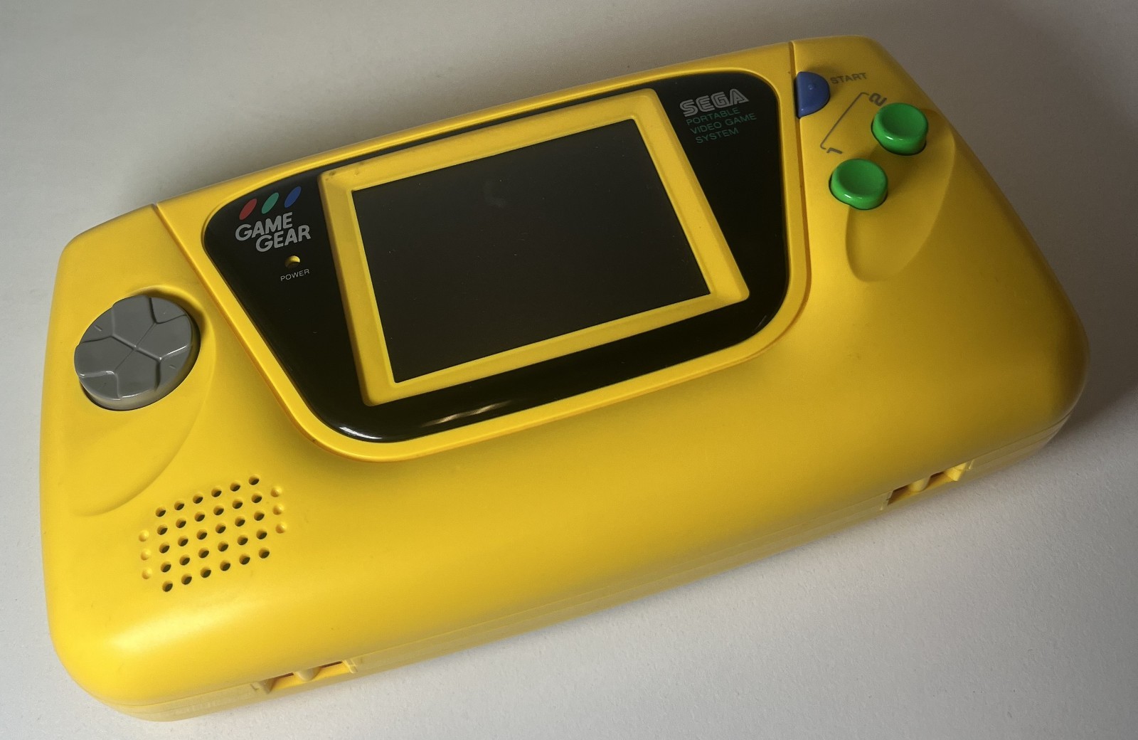 SEGA GAME GEAR HGG-3210 YELLOW EDITION NTSC-J REGION FREE CONSOLE