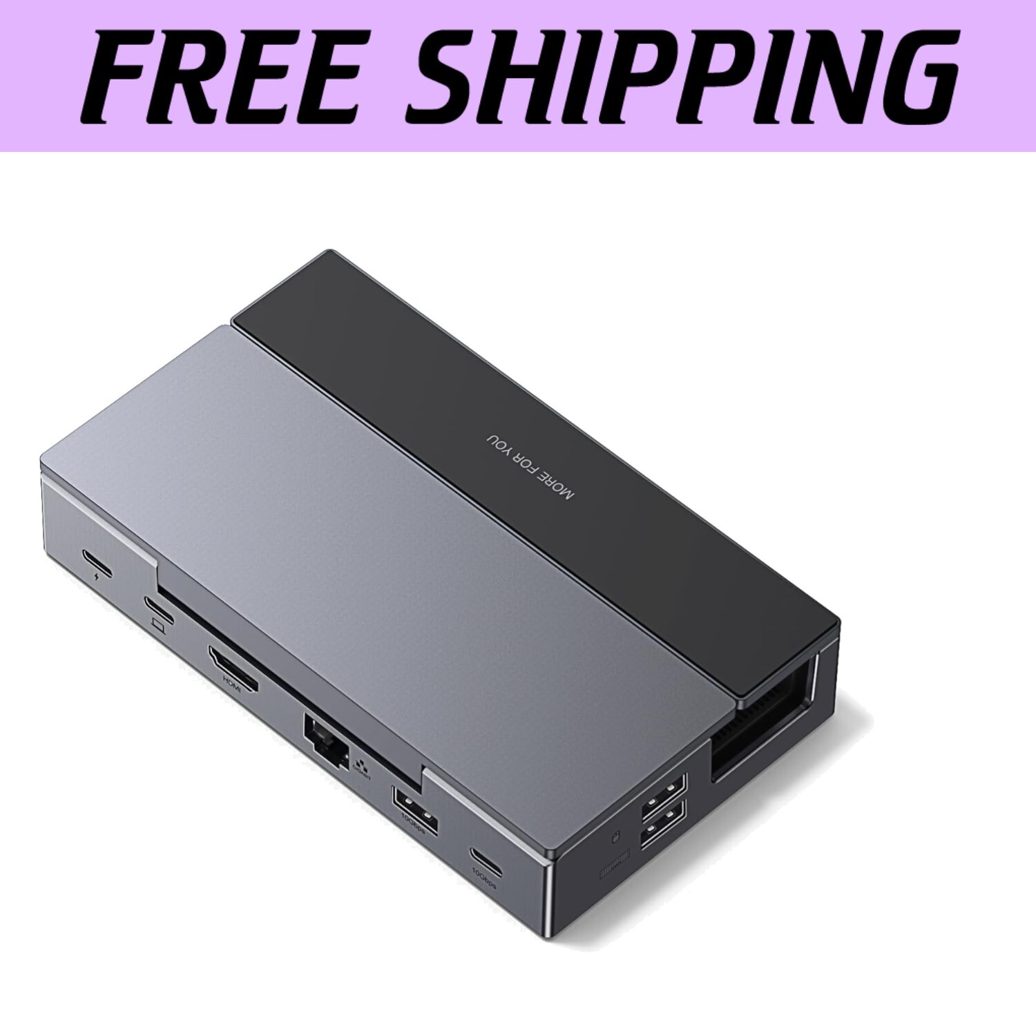 USB C 9-in-1 Dock with Foldable Stand – Ultimate Docking for Steam Deck & More