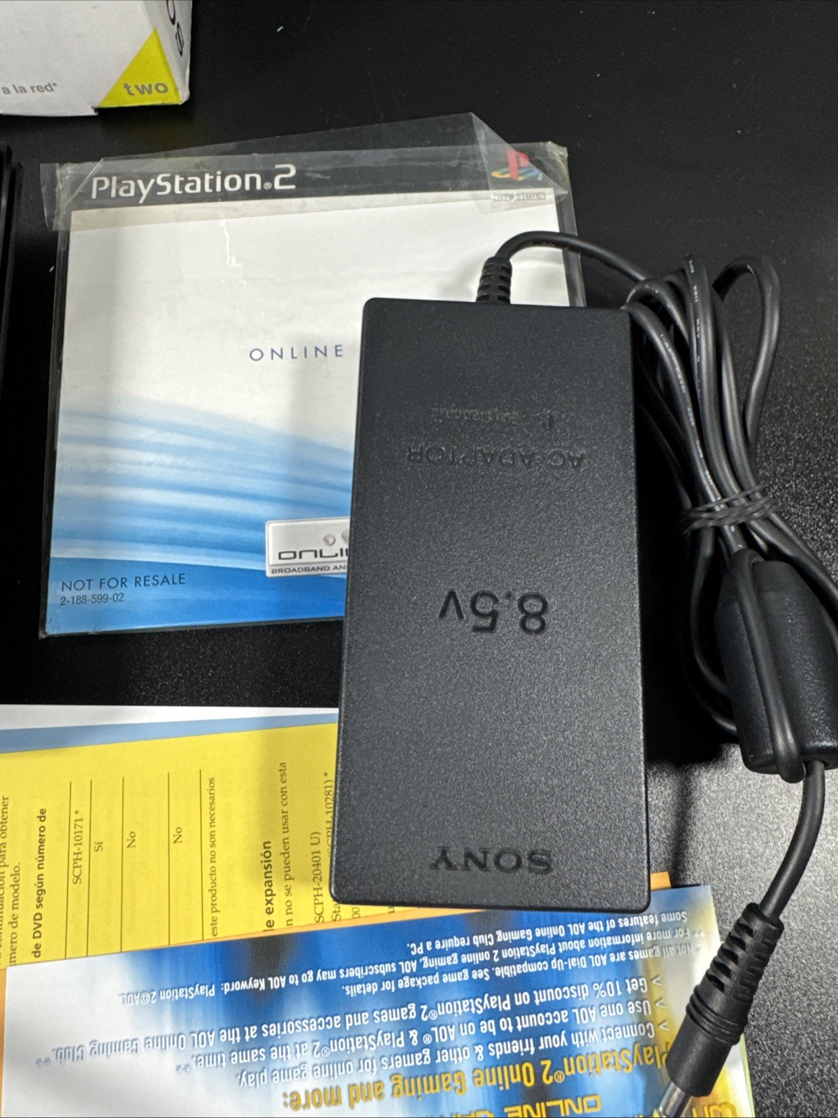 Sony PlayStation 2 PS2 Slim Black Console SCPH-70012 Complete in Box