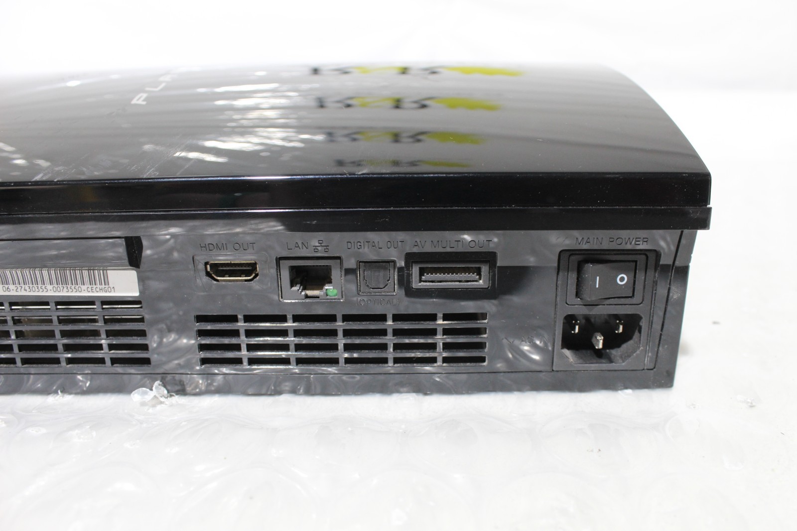 SONY PS3 CONSOLE CECHG01 / Missing Memory from unit
