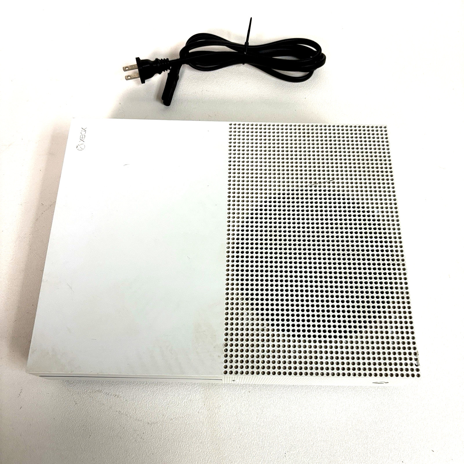 Microsoft Xbox One S 1681 White Console & Power Cord ONLY Parts/Repair