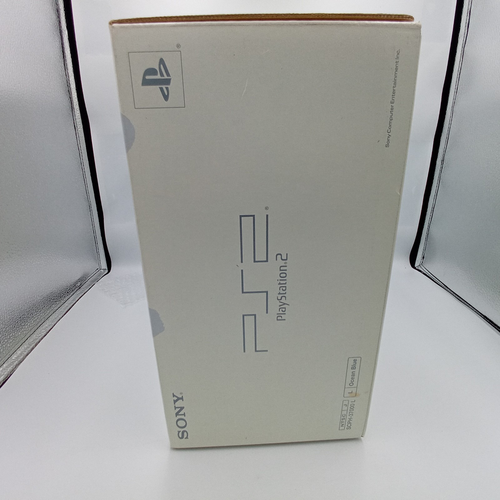 PS2 PlayStation 2 Console Ocean Blue SCPH-37000 Boxed Manuals Remote Japanese