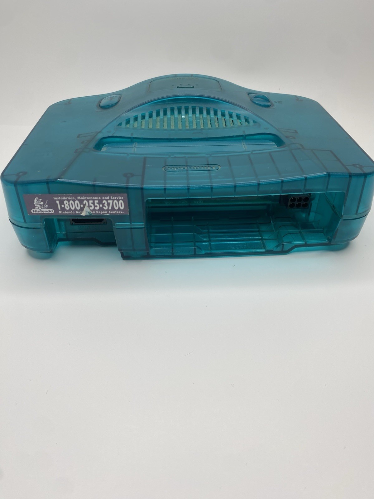 Ice Blue Nintendo 64 Console Bundle OEM – Tested + FAST Shipping! Missing Jumper