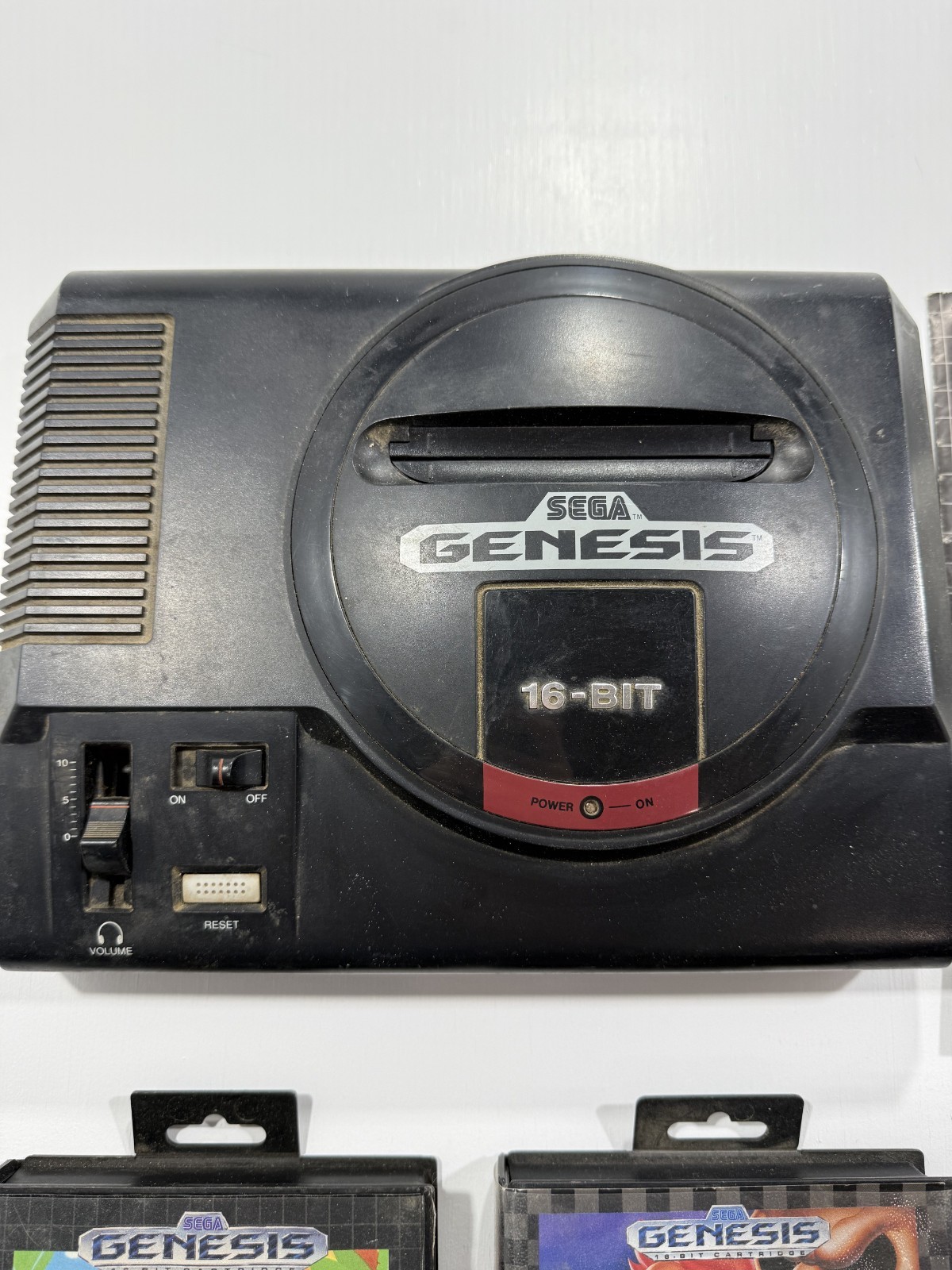 Original Sega Genesis Model 1 Console Sonic System Box Sonic 1&2 Tested Working