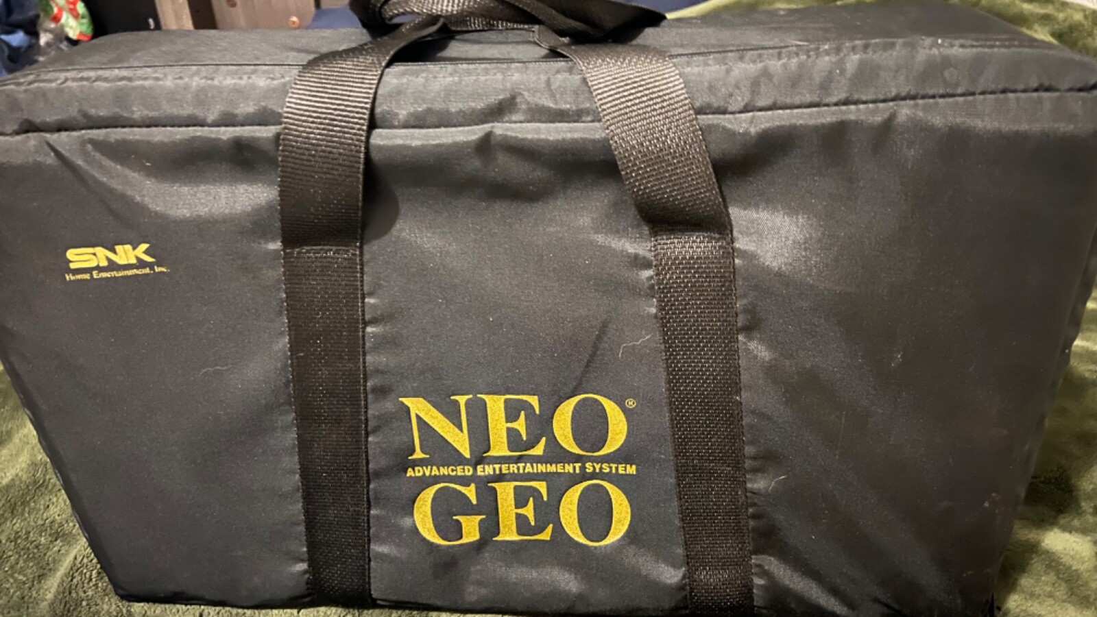 Neo Geo AES SNK US Gold System Console 161 games to play Complete RARE USA BAG