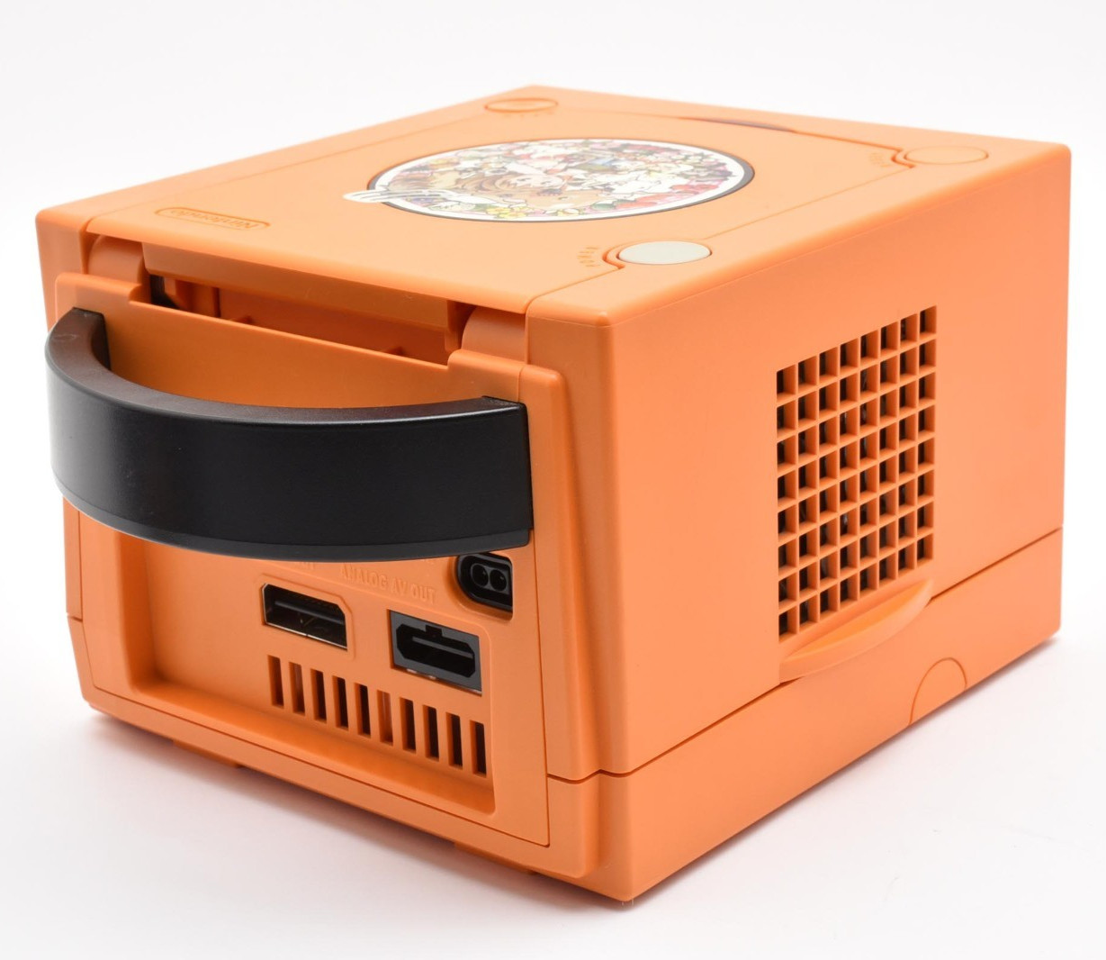 Nintendo GameCube Console Controller Gameboy Player Orange Set Tested Good Japan