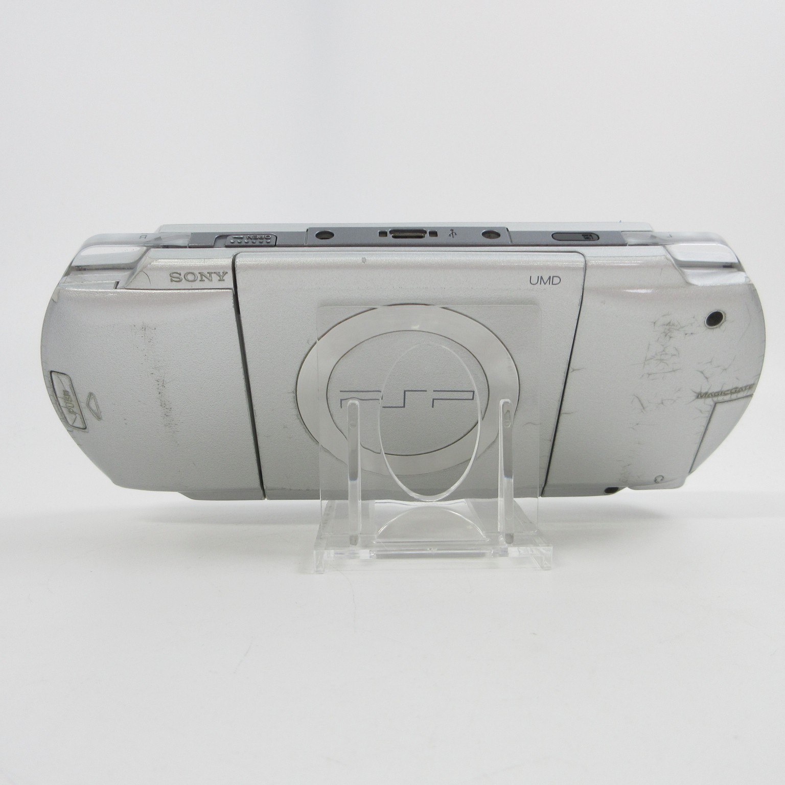 【Excellent】Sony PSP-1000 Silver Console Only No Battery Japan Ver. #RET08/0603/0