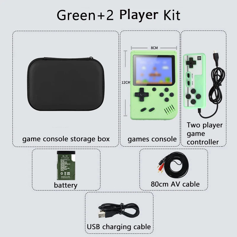 Built-in 500+ Classic arcade retro games Console for TV 5 inch Video Game Handhe