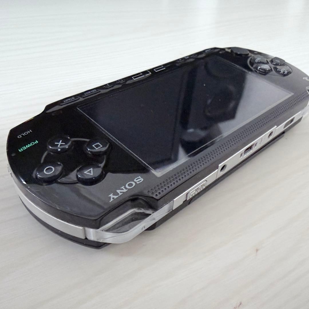 PSP Sony Psp-1000 Main Body Black Ac Adapter Included Japan
