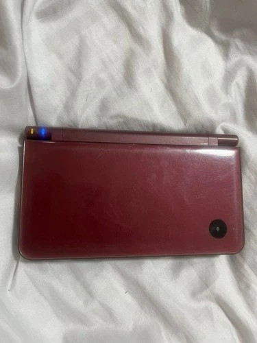 Nintendo DSi XL LL Wine Red Handheld Console Japan Tested Working w/ Charger