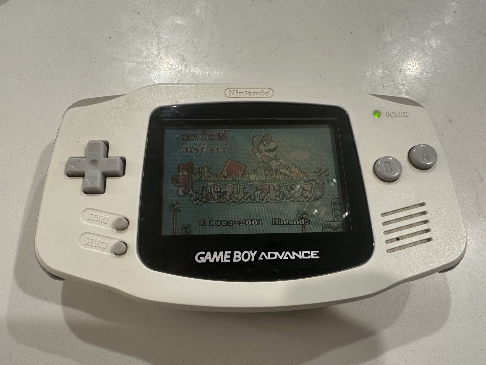 Used – Working – Nintendo Game Boy Advance Gaming Console – White