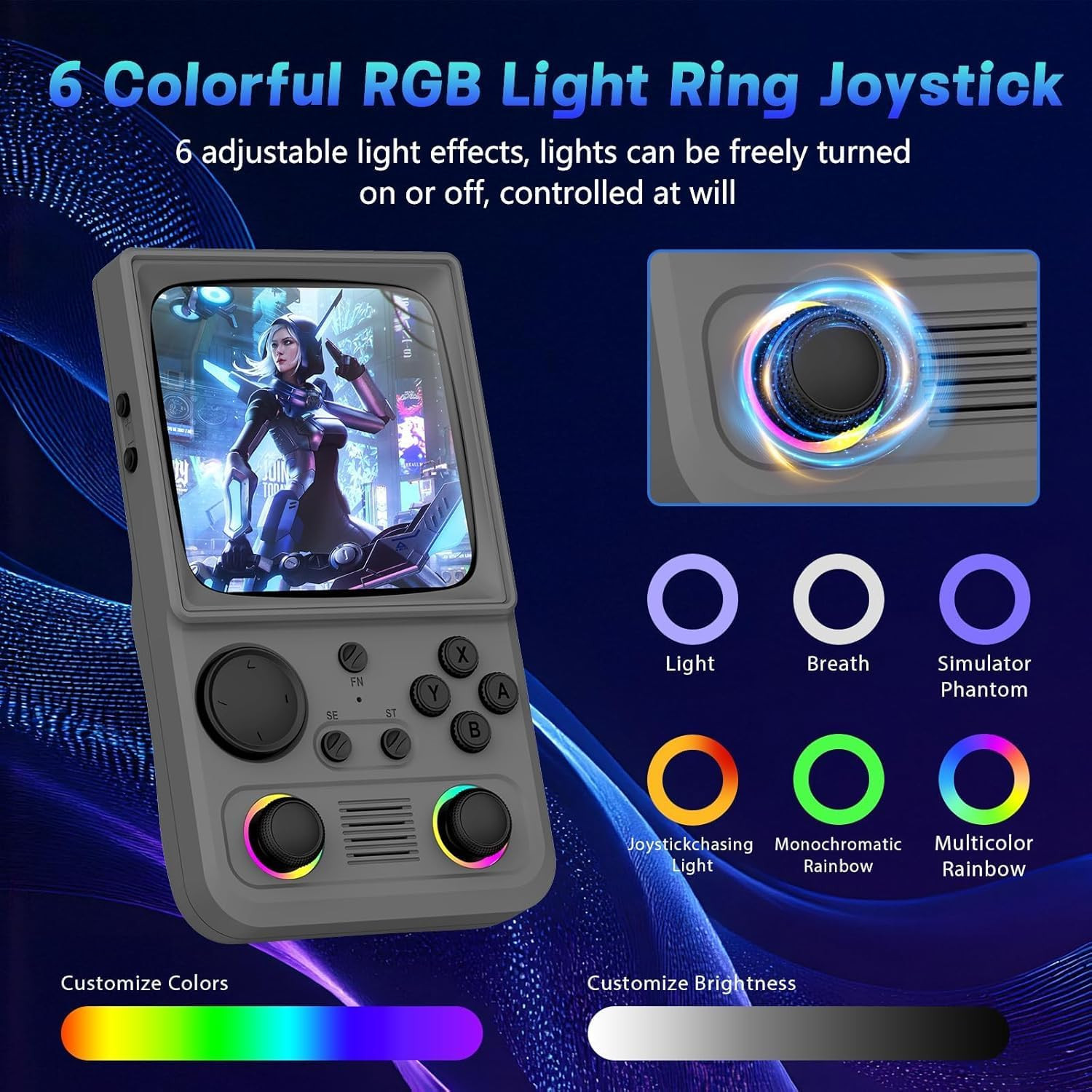 R36TMAX Retro Handheld Game Console, Portable Retro Gaming Console with 4.0” Crt