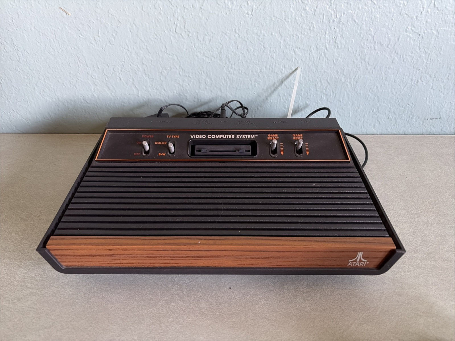 Vintage Atari CX-2600A Console Bundle Untested