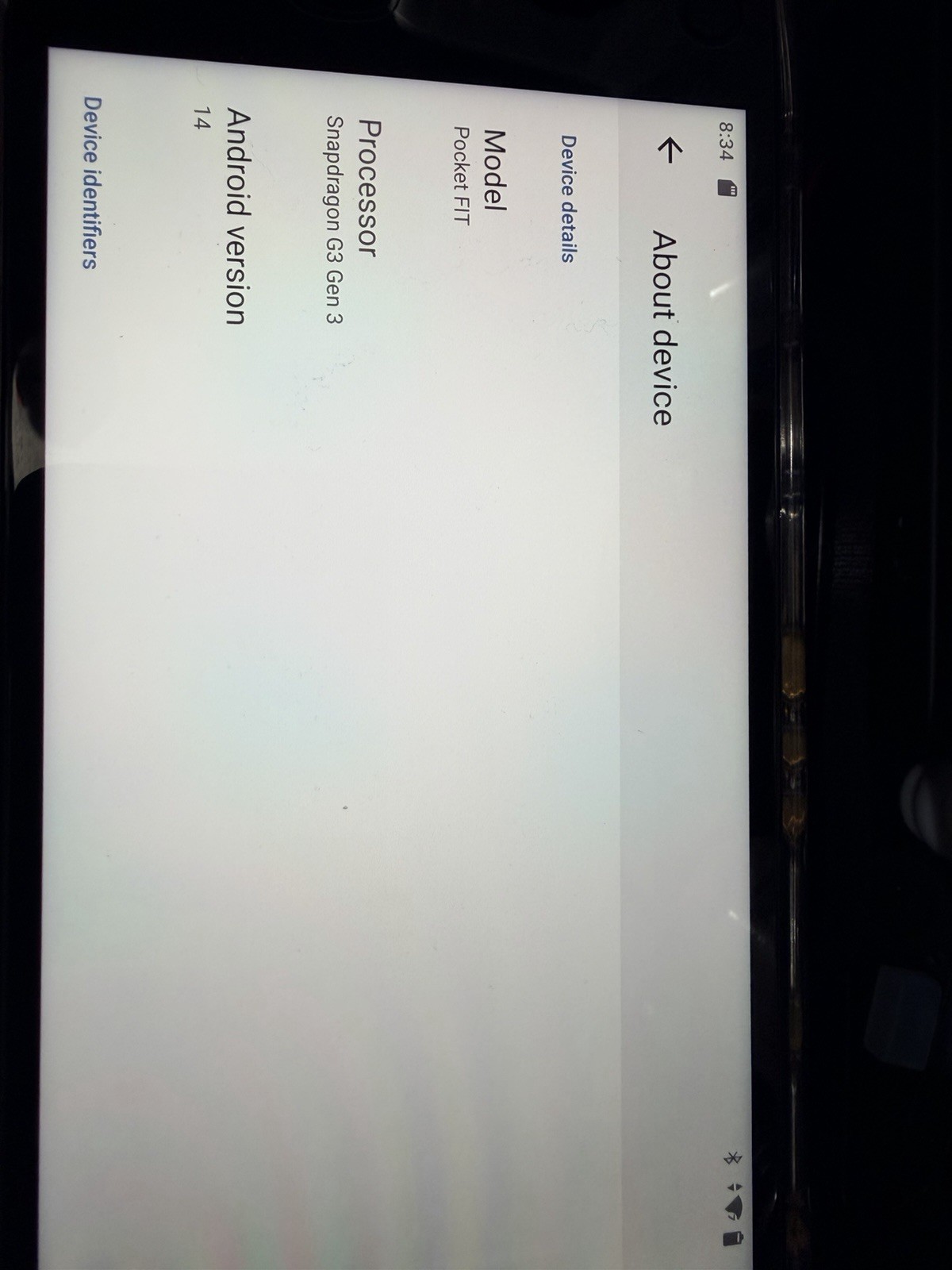 AYANEO KONKR Pocket Fit Snapdragon G3 Gen 3 16GB RAM 512GB Black Handheld
