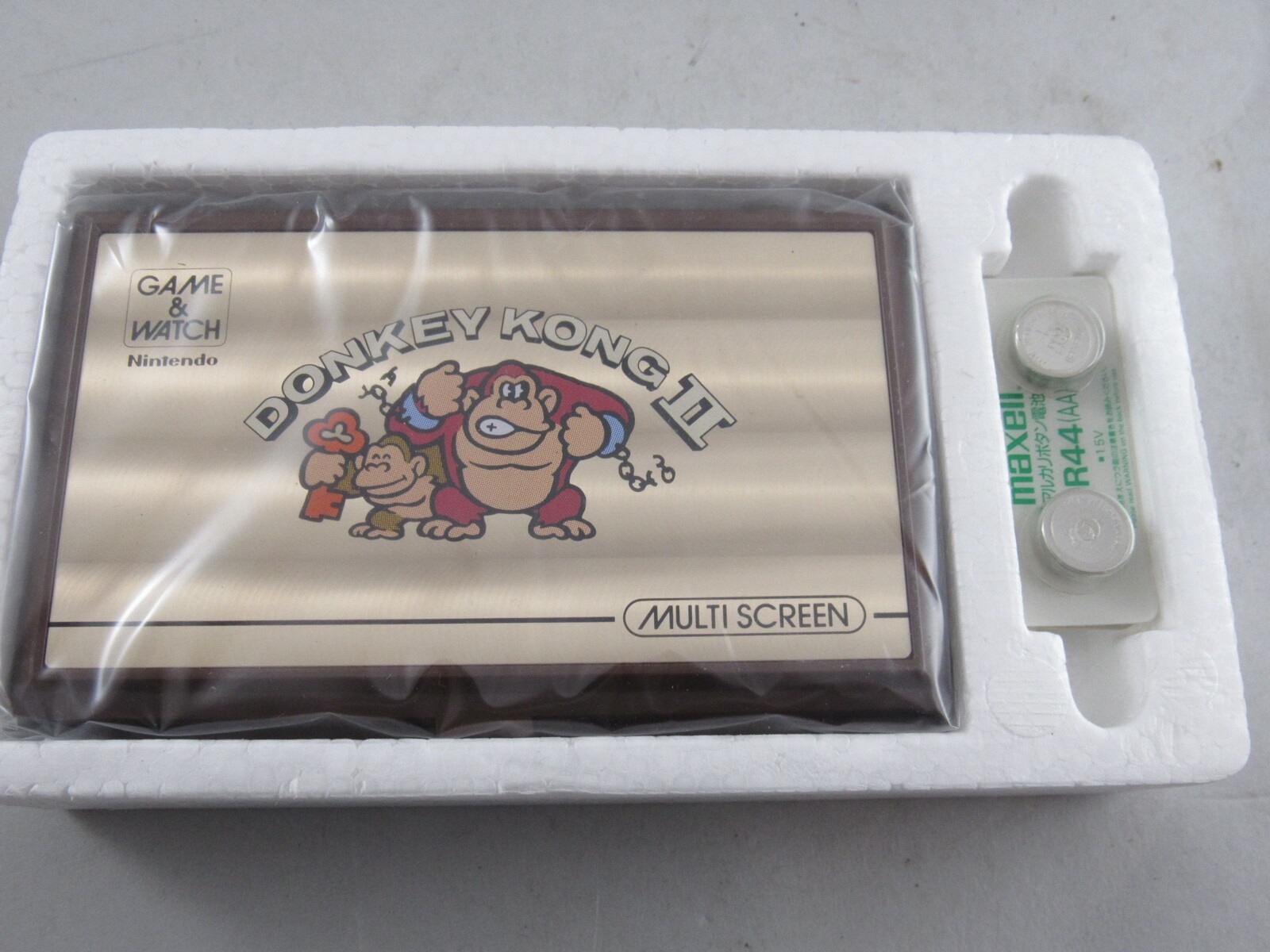 Vintage Nintendo Game & Watch Multi Screen Donkey Kong II JR-55 With Box