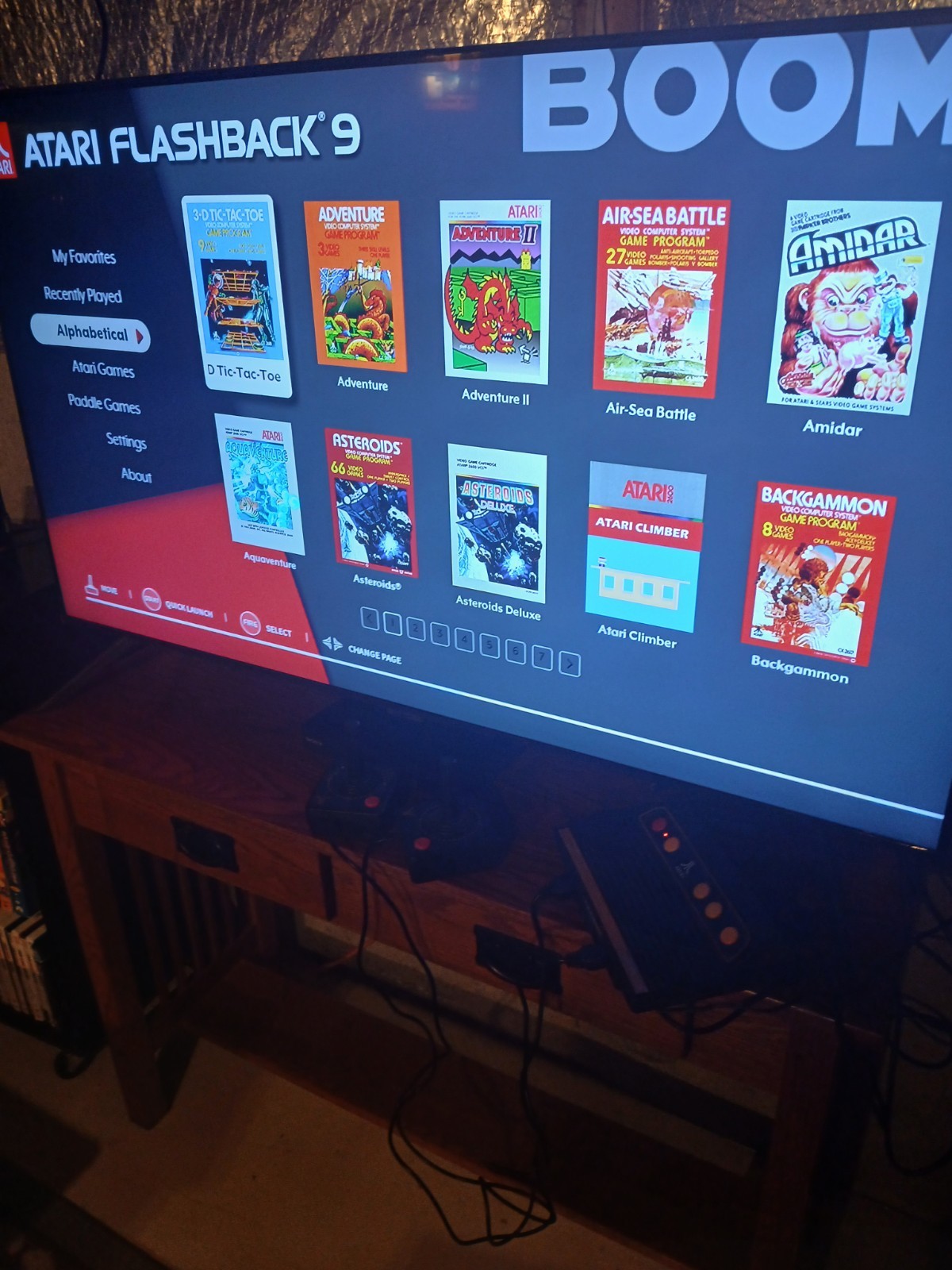Atari Flashback 9 AR3050 W/ 2 Controllers Power And HDMI Cords Used Works
