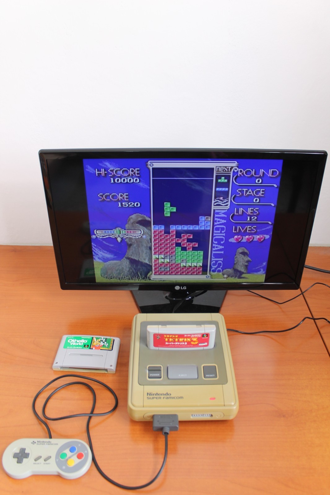 Nintendo Super Famicom CONSOLE + 2 Games